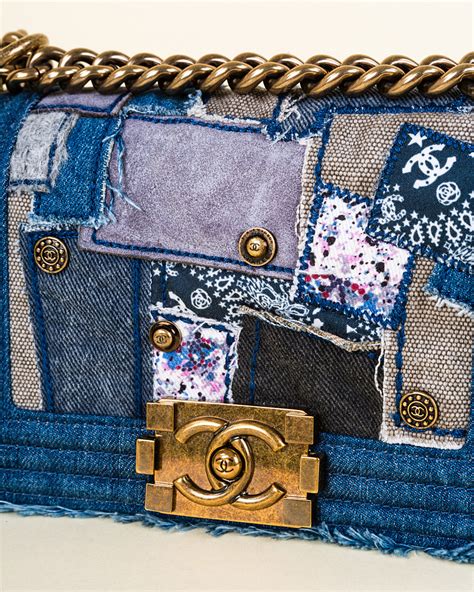 chanel denim patchwork flap bag|chanel small flap bag new.